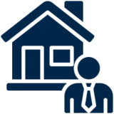Real estate agent icon